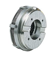 Vista de un freno electromagnético laminar