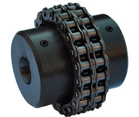 Vista de un acoplamiento de cadena