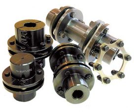 Vista de varios acoplamientos de láminas