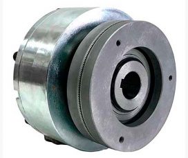 Esquema sección de ejemplo de montaje de Embrague Industrial Neumático de Dientes Negativo DP-N