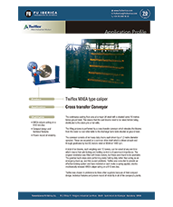 Frenos para transportadora de transferencia cruzada