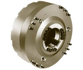 Vista frontal de un freno neumatico multidisco FU-Eaton-Airflex CH sin carga