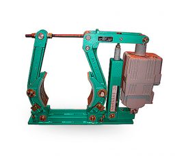 Vista de freno electrohidráulico Stromag verde de tambor Tambor Ø150 a 750