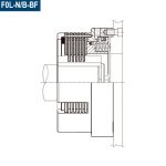 Esquema de Montaje de Freno FOL-N/B-BF