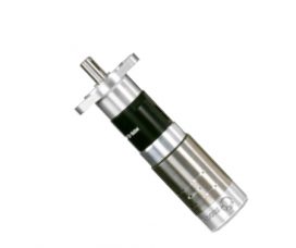 Vista de un motor neumático de paletas en linea sin carga